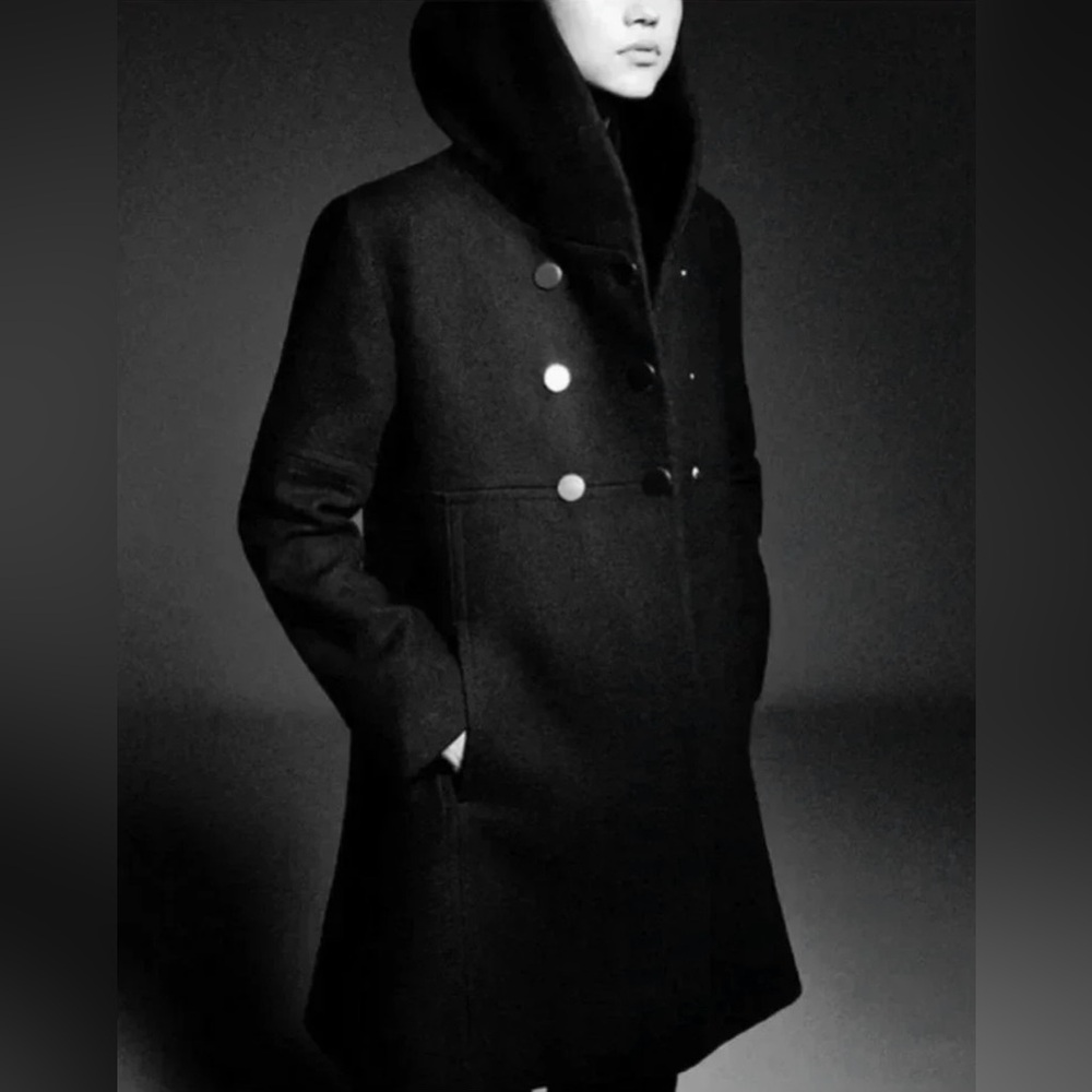 SOLD Zara Women’s Black Pea Coat